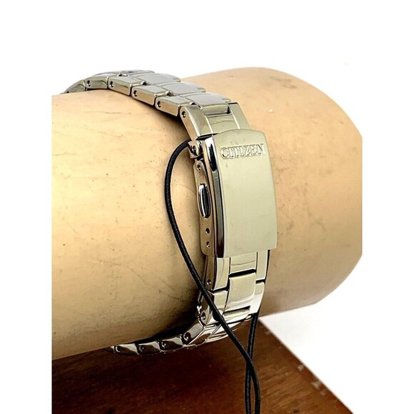 Citizen Womens Watch FE1140-86L Eco Drive Silhouette Blue Dial Silver Steel 29mm - Picture 7 of 15